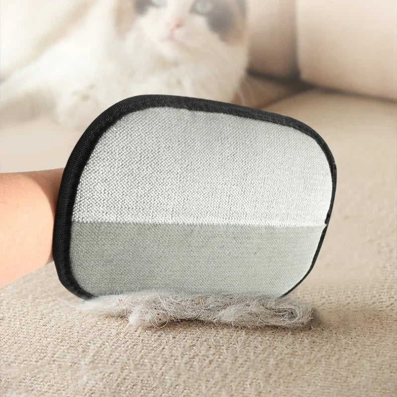 Brosse Anti-Poils Chat & Chien Double Face – Gant de Toilettage et Déshedding
