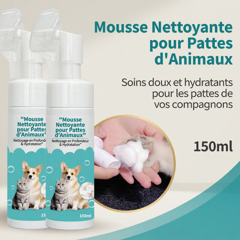 Mousse Nettoyante pour Pattes | Pet Hygiene Shop